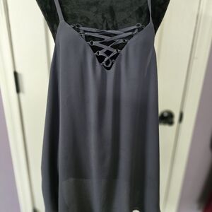 Torrid Charcoal Strappy Dress